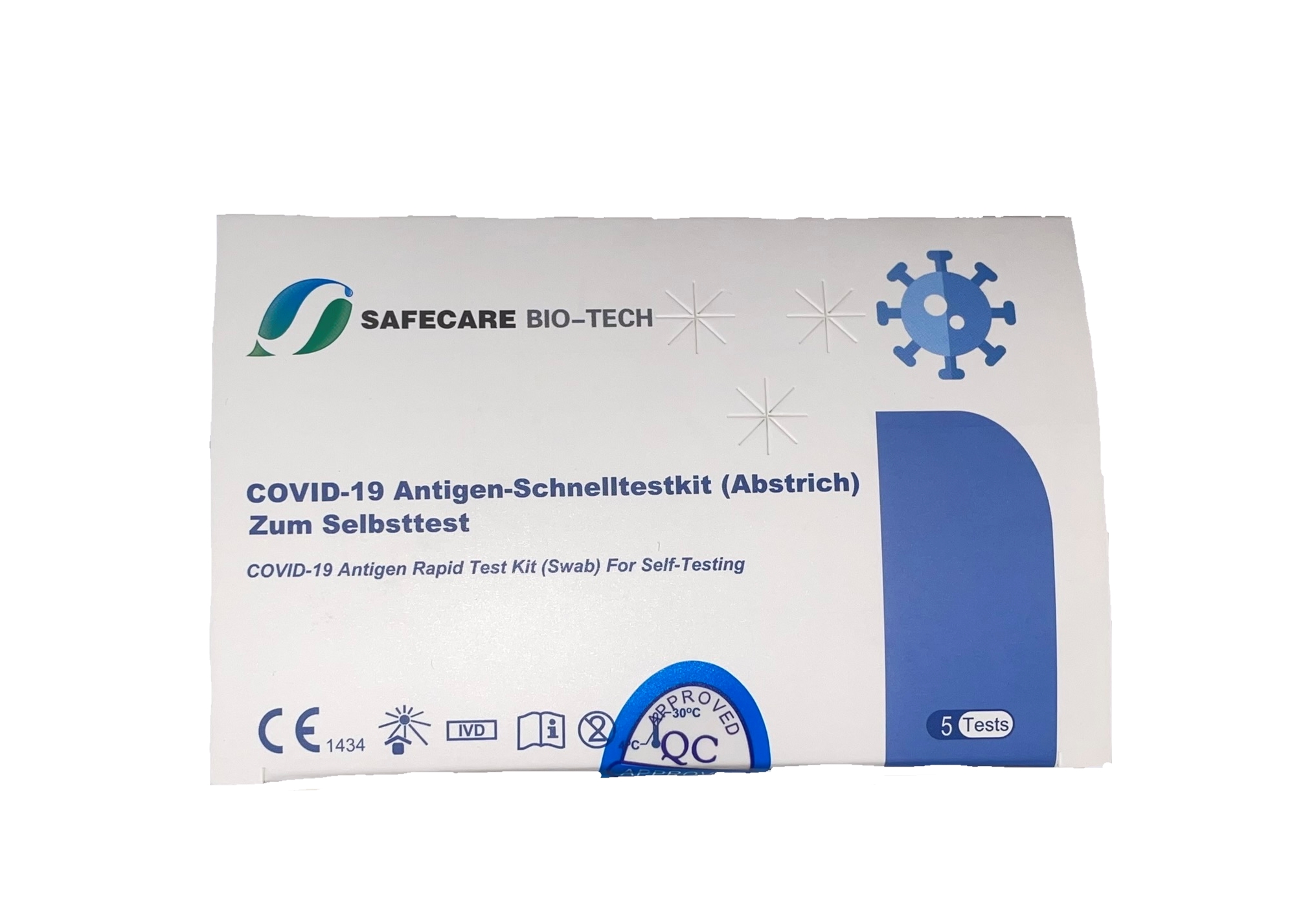 Safecare COVID-19 Antigen-Schnelltestkit - Laien 5er Pack